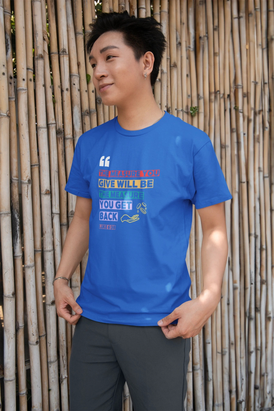 "Give, Get, Grow" Tee – Luke 6:38