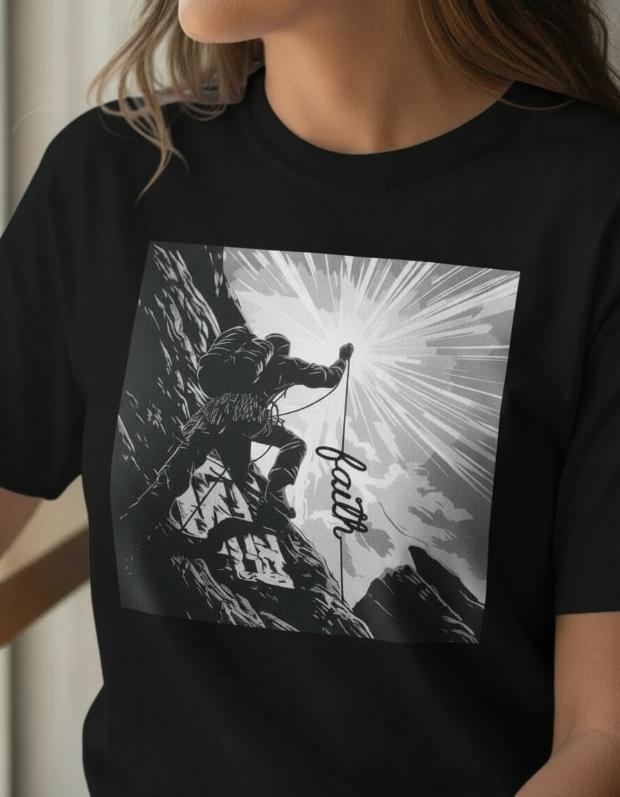 Climb of Faith - Woman's Tee