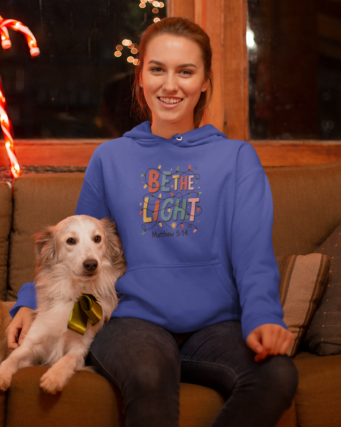 Be the Light Christmas Hoodie - Women's