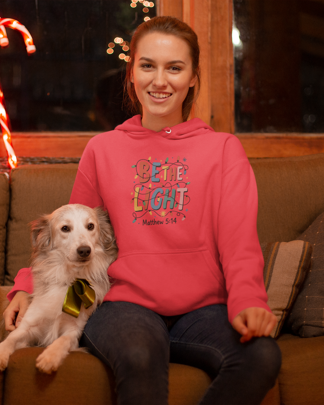 Be the Light Christmas Hoodie - Women's