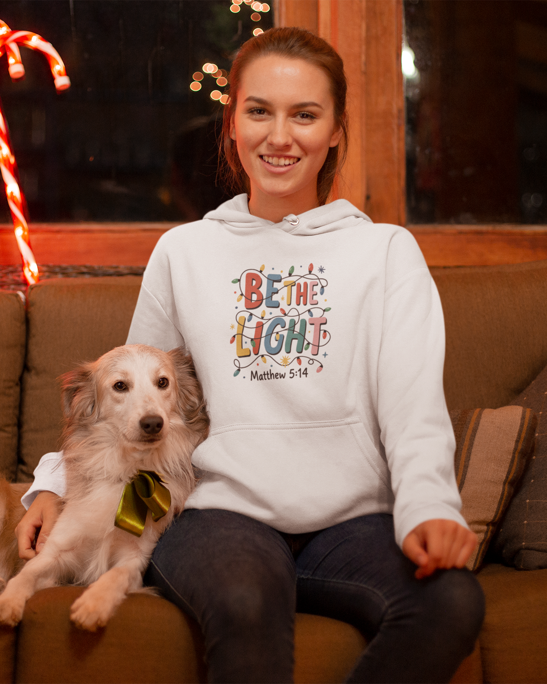 Be the Light Christmas Hoodie - Women's