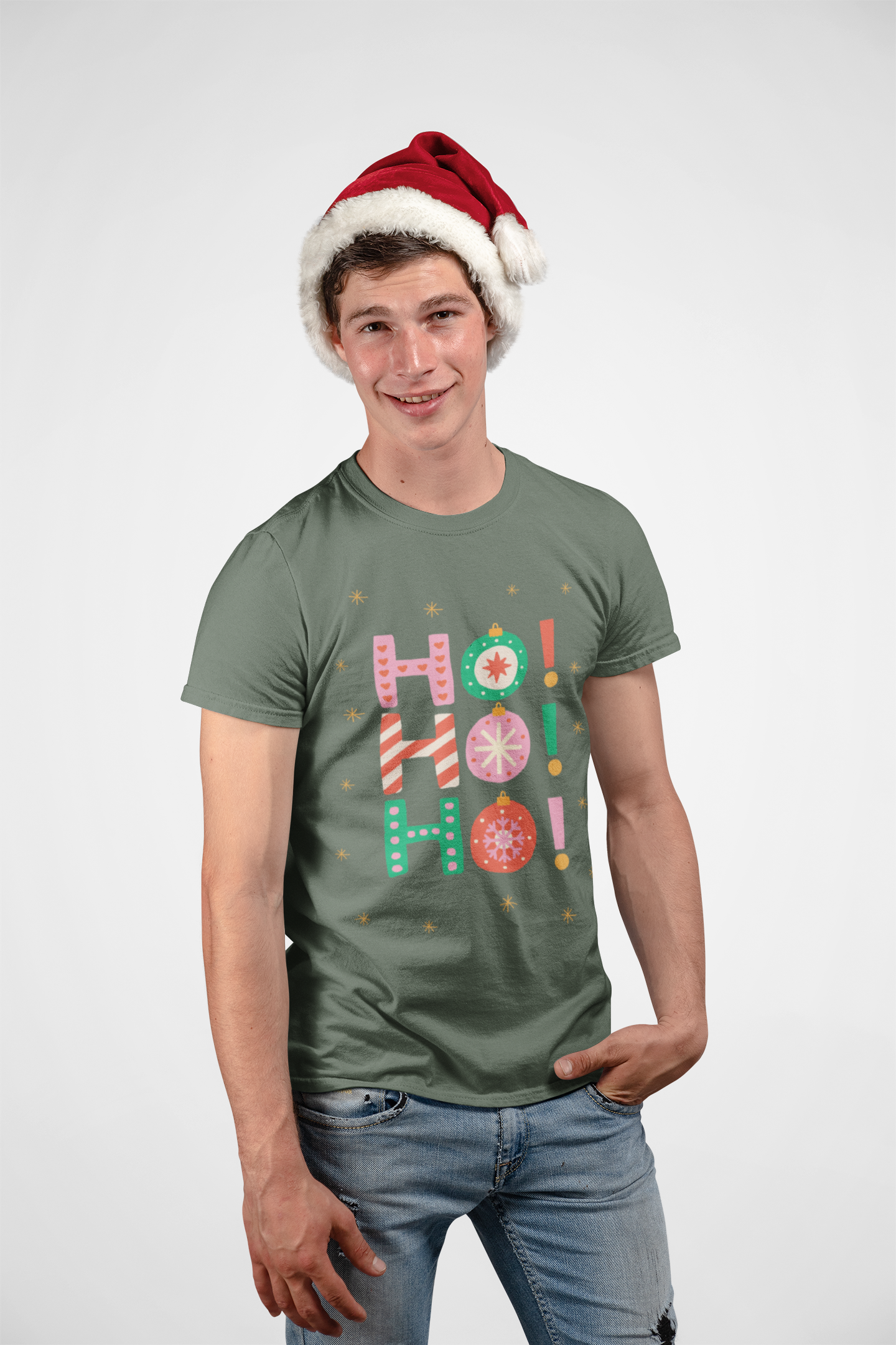 Ho Ho Ho Christmas Tee - Men's