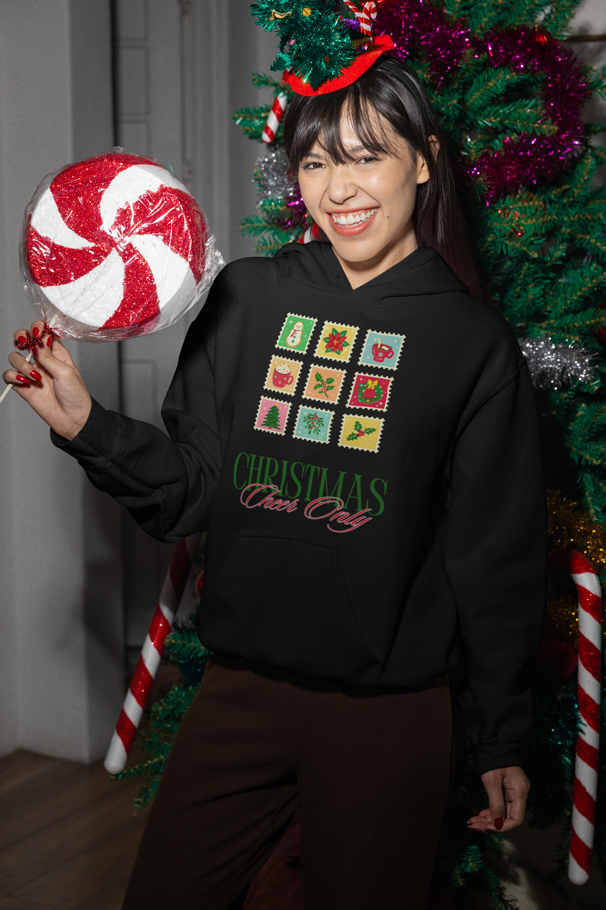 Christmas Cheer Only Hoodie - Women's