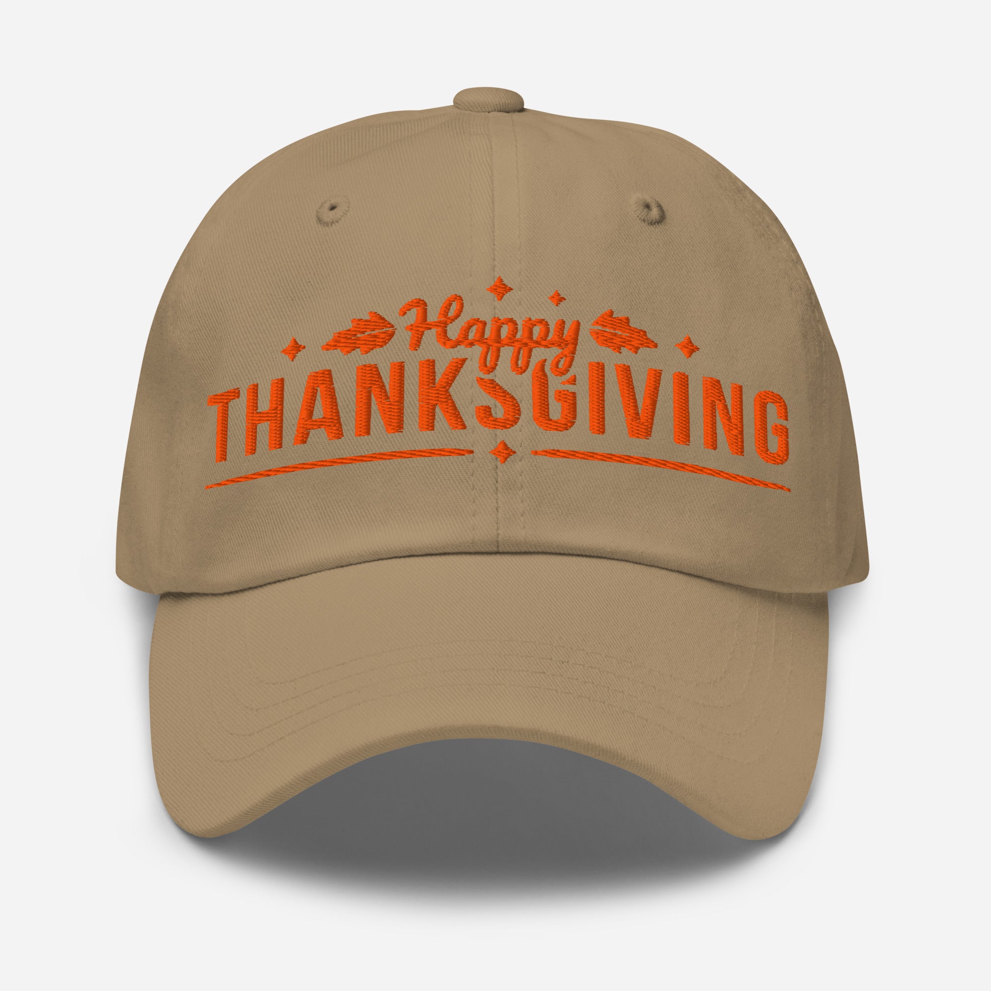 Happy Thanksgiving Cap (Orange) - Men's