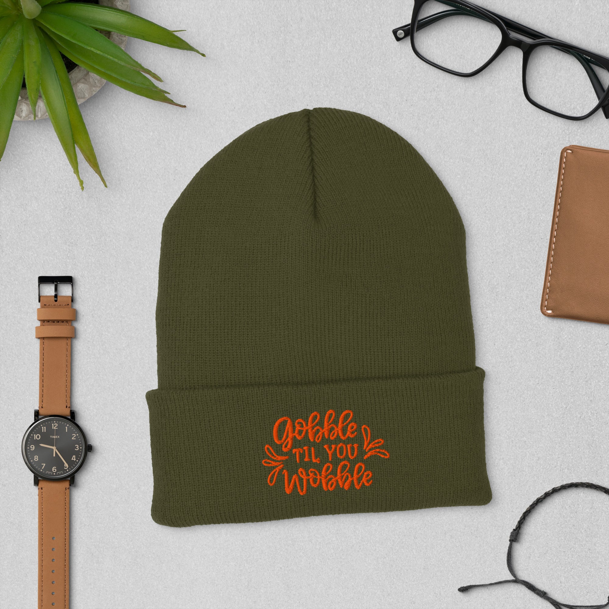 Gobble Til You Wobble Beanie - Men's