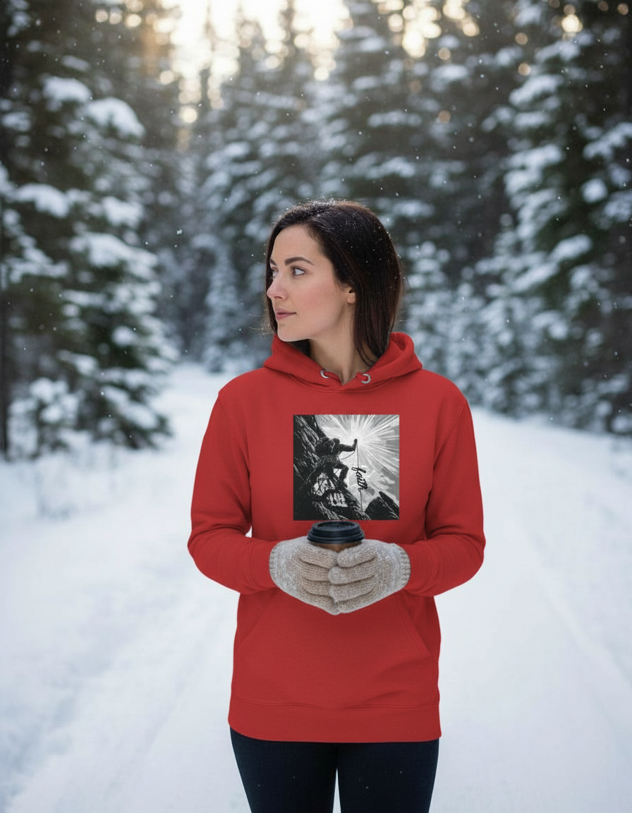 The Climb of Faith Hoodie - Woman's
