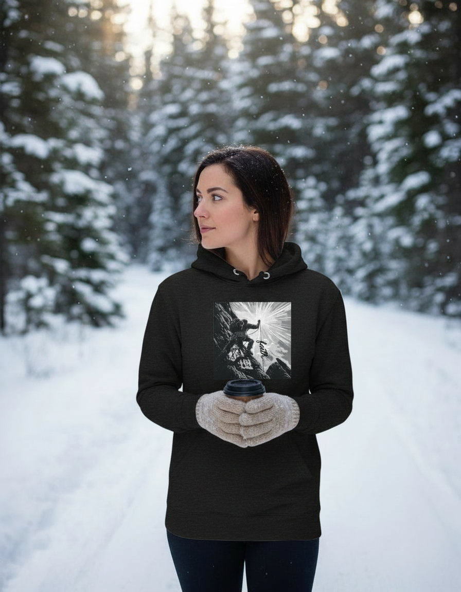 The Climb of Faith Hoodie - Woman's