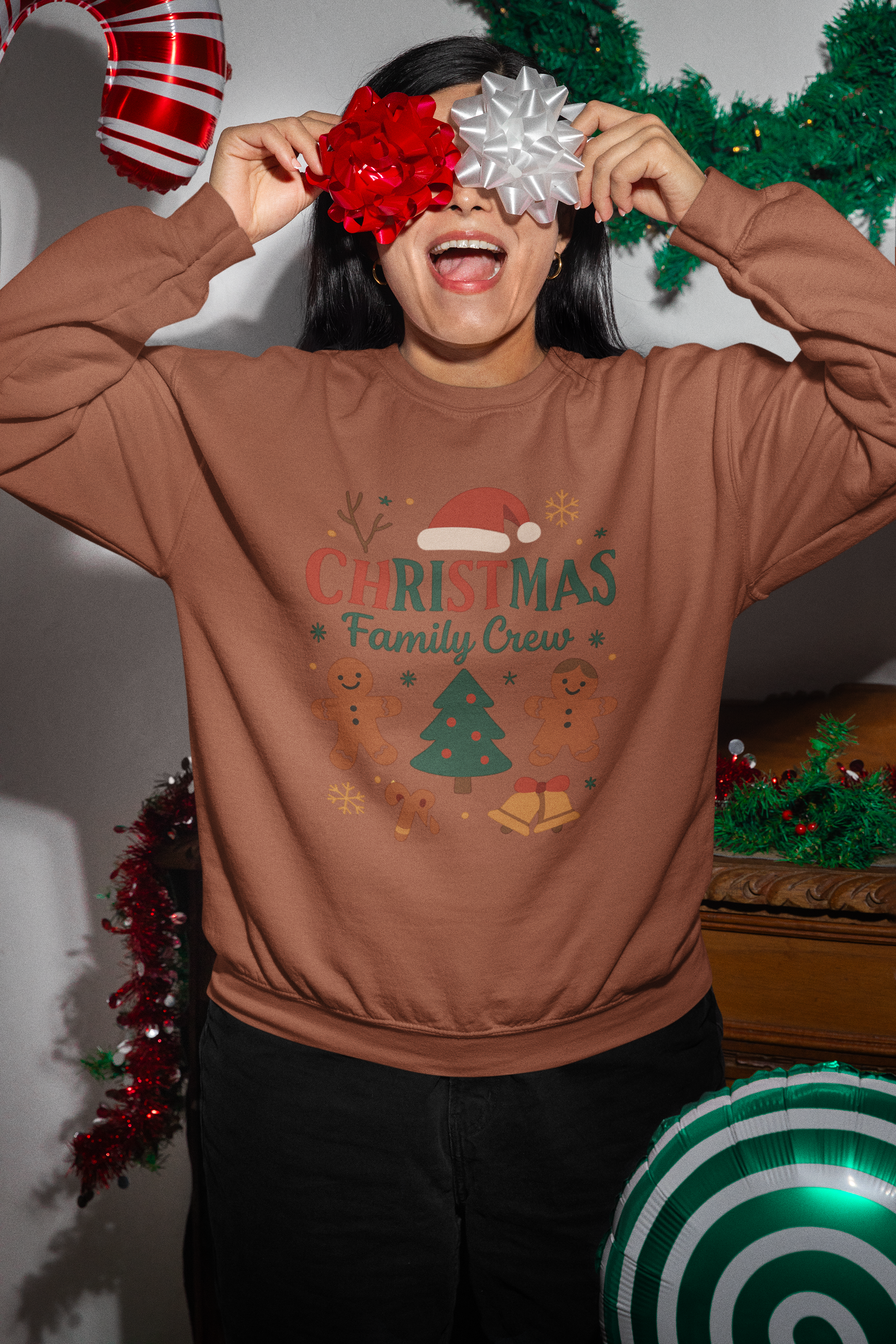 Family Christmas Matching Sweatshirt - Women's
