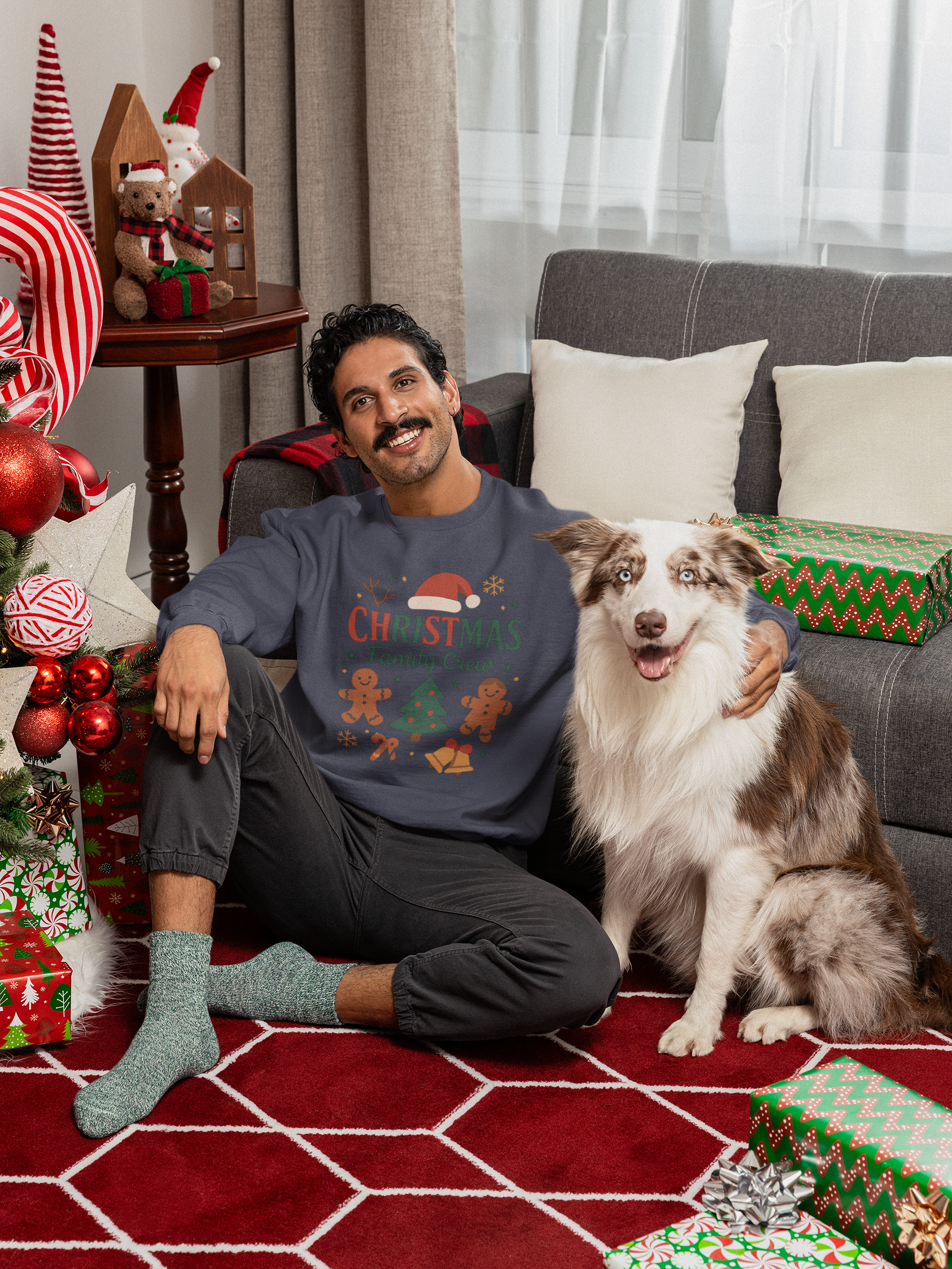 Family Christmas Matching Sweatshirt - Men's