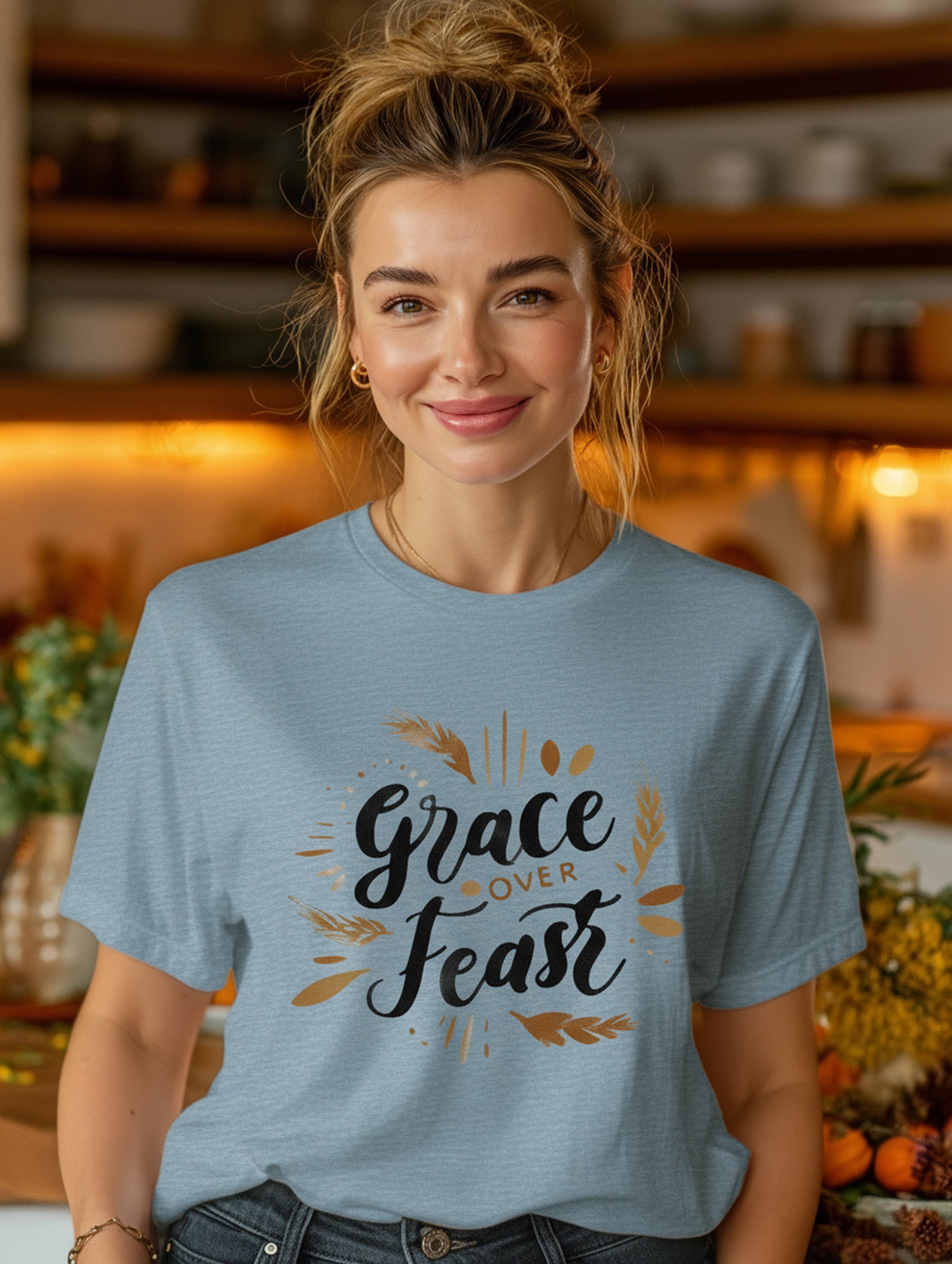 Grace Over Feast Tee - Women's