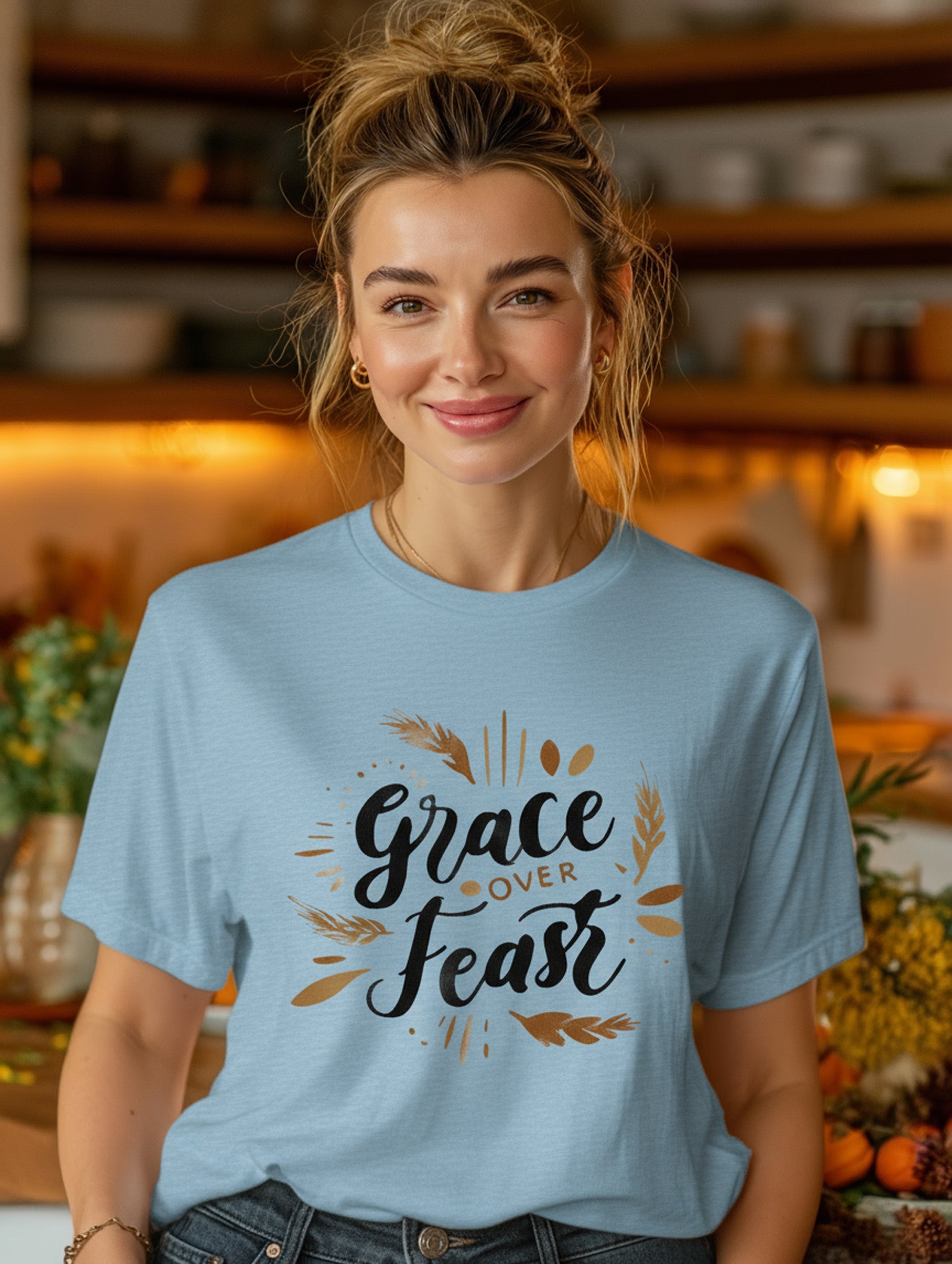 Grace Over Feast Tee - Women's