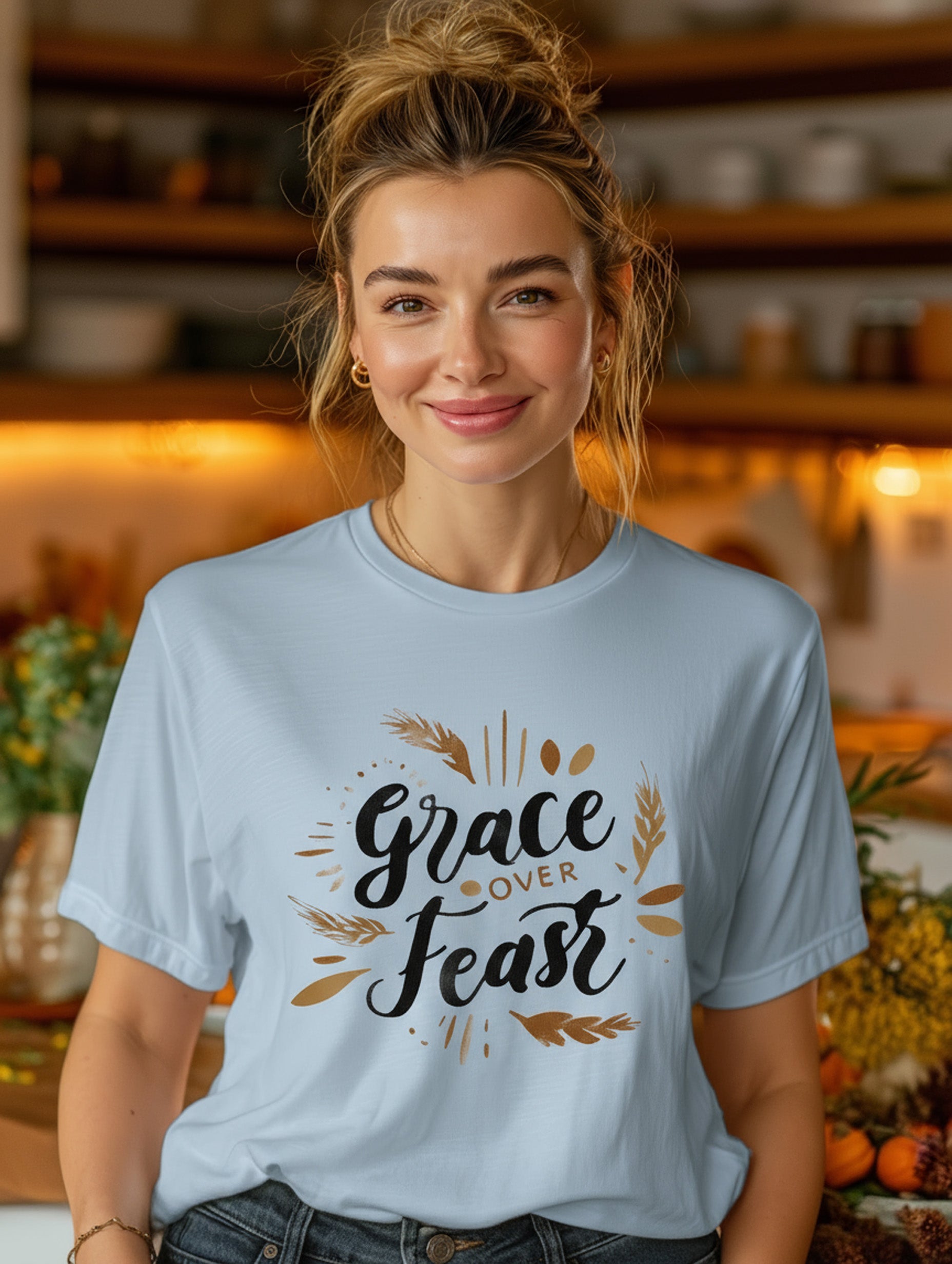 Grace Over Feast Tee - Women's