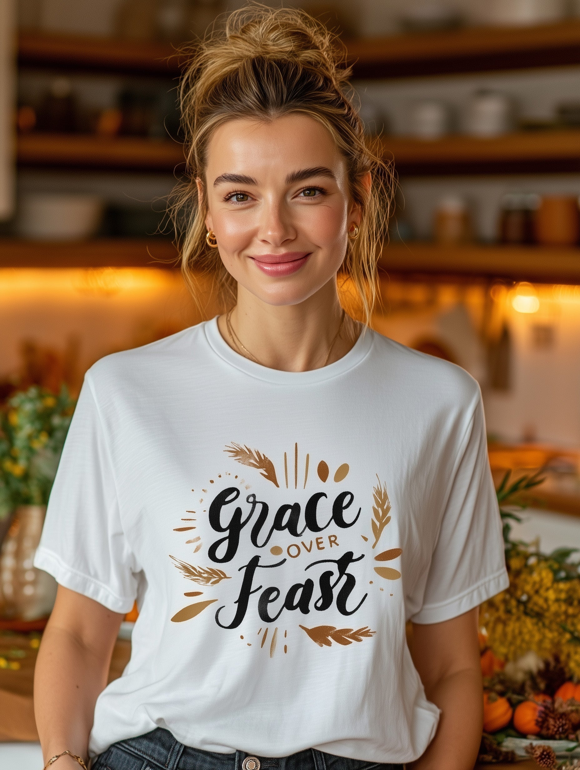 Grace Over Feast Tee - Women's