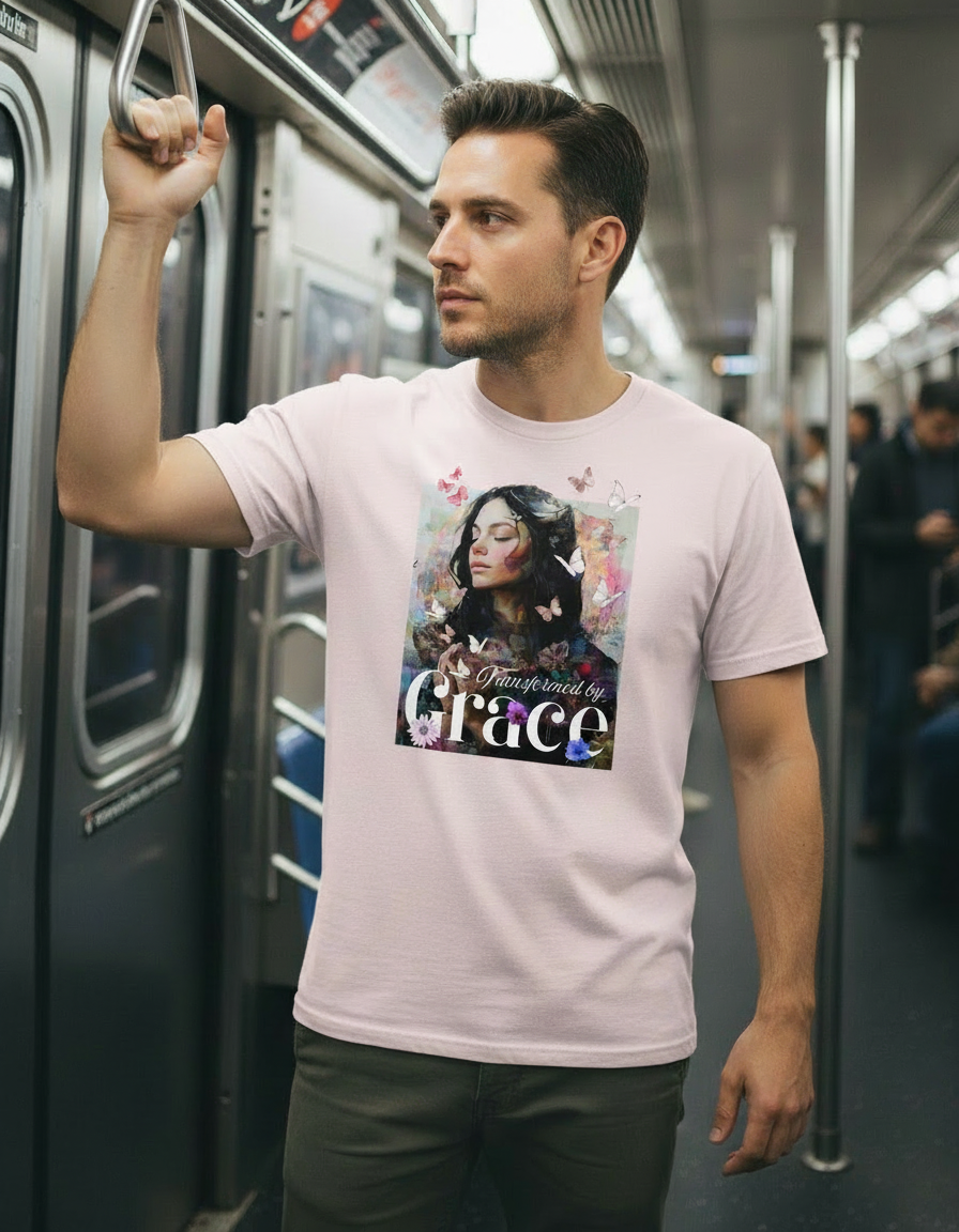 Transformed by Grace Tee – Bloom Edition