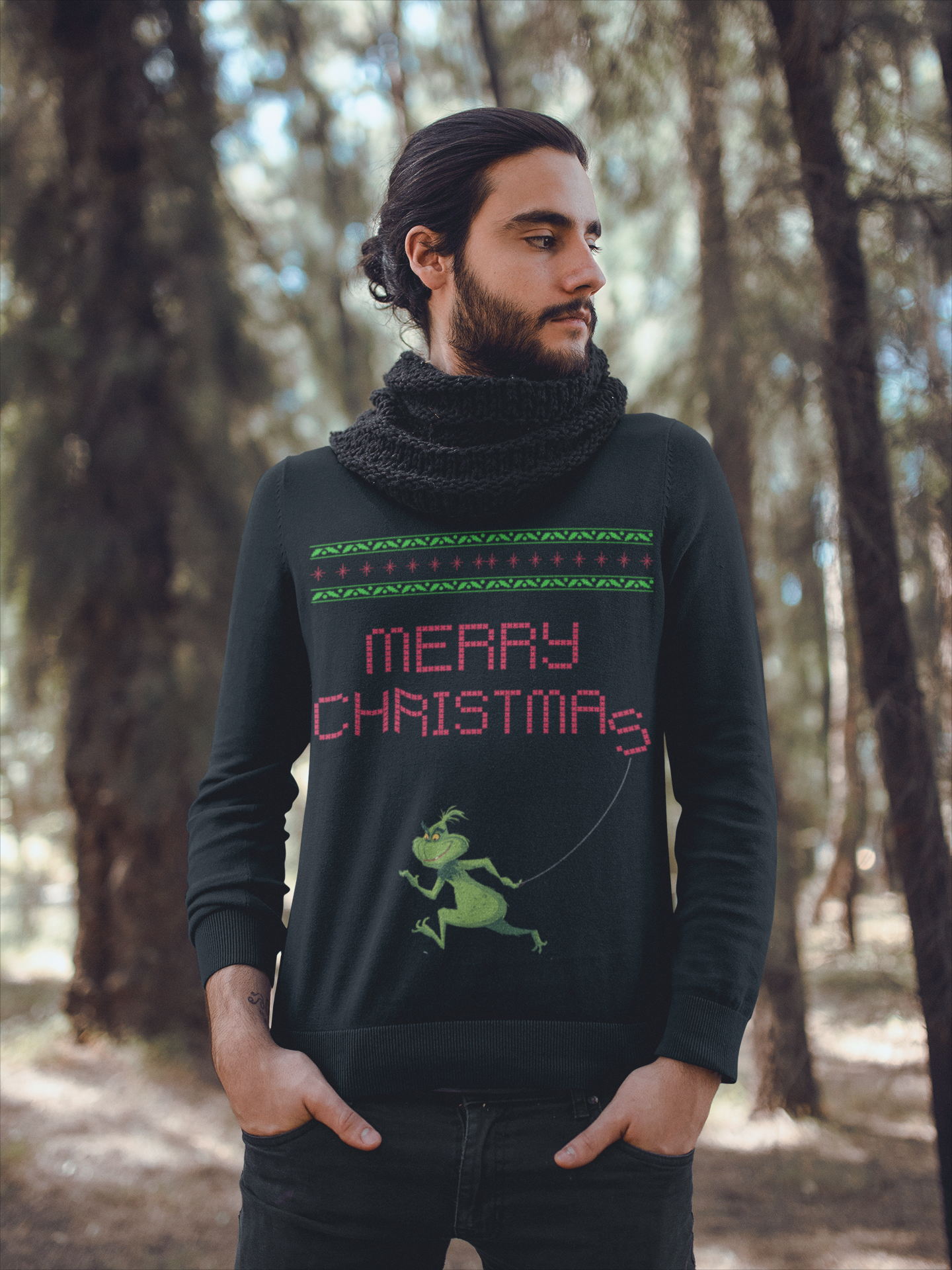 Merry Christmas (Grinch) - Men's