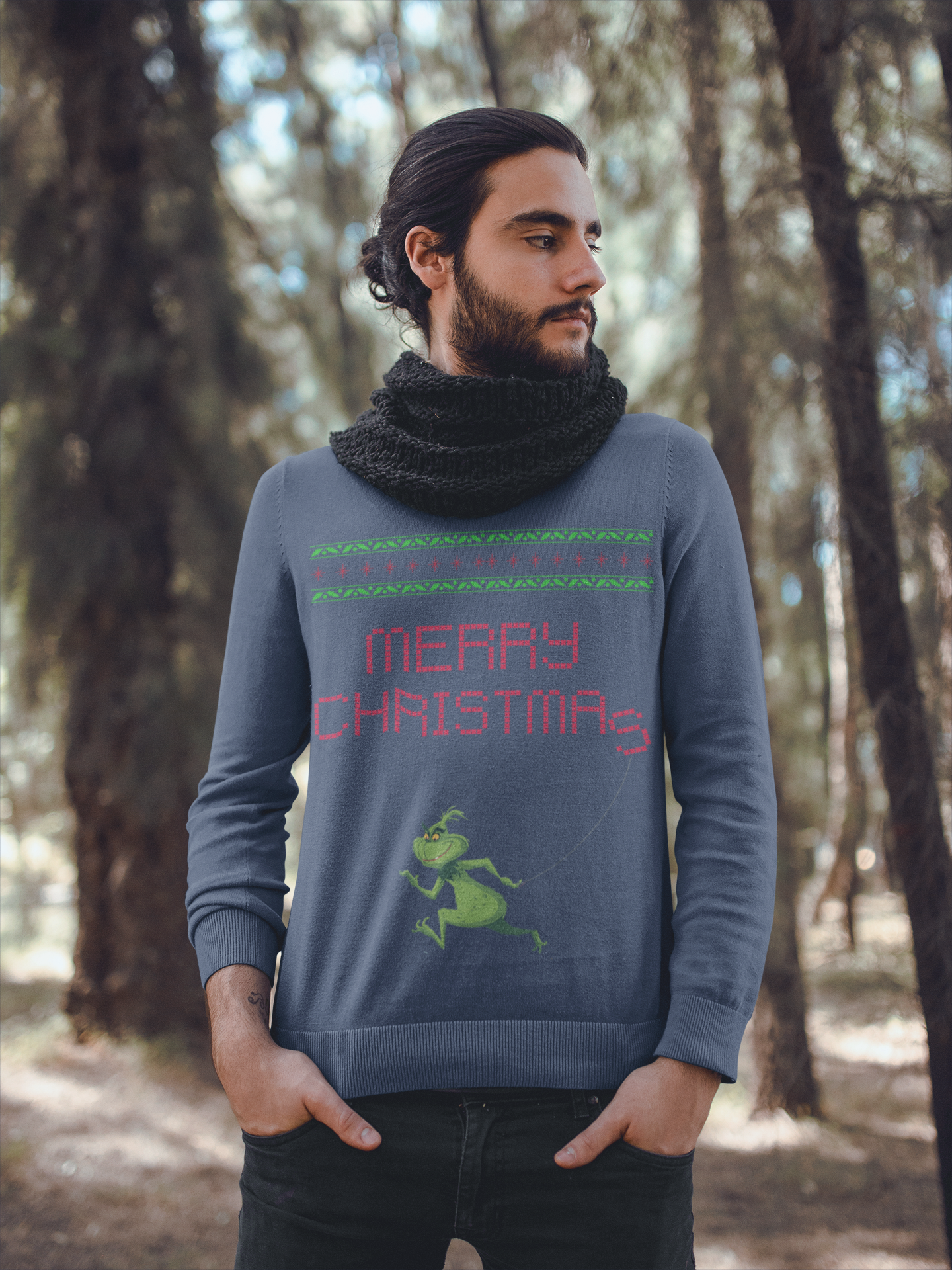 Merry Christmas (Grinch) - Men's