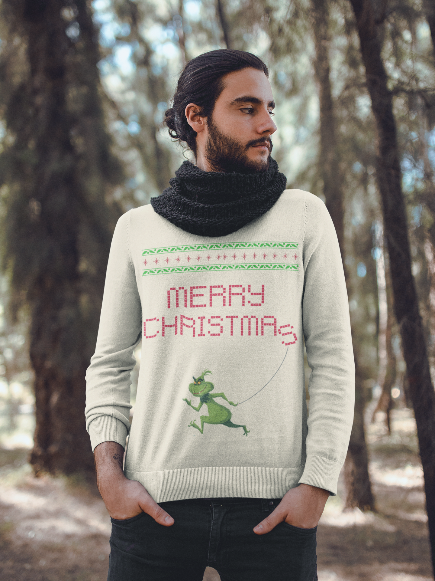 Merry Christmas (Grinch) - Men's