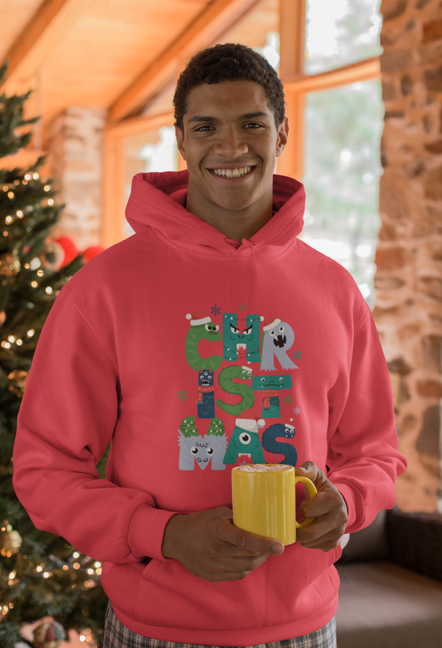 Christmas Monsters Hoodie- Men's