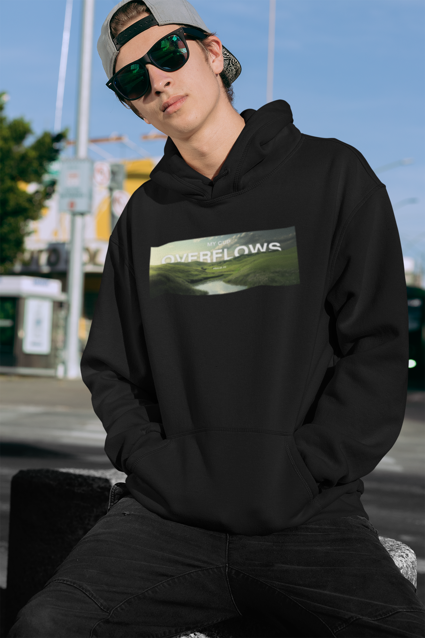Overflow Field Hoodie – Psalm 23:5