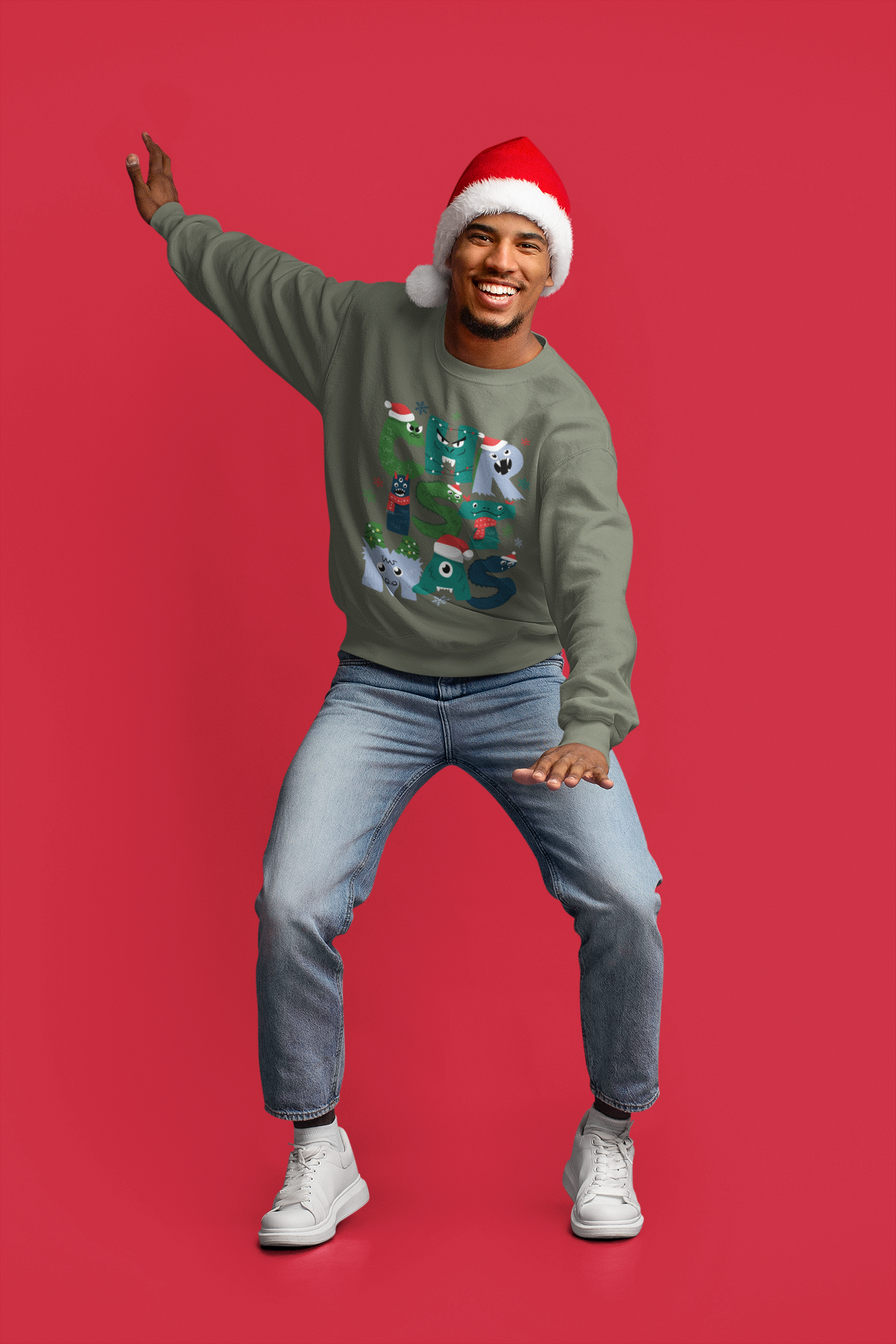 Christmas Monsters Hoodie - Men's