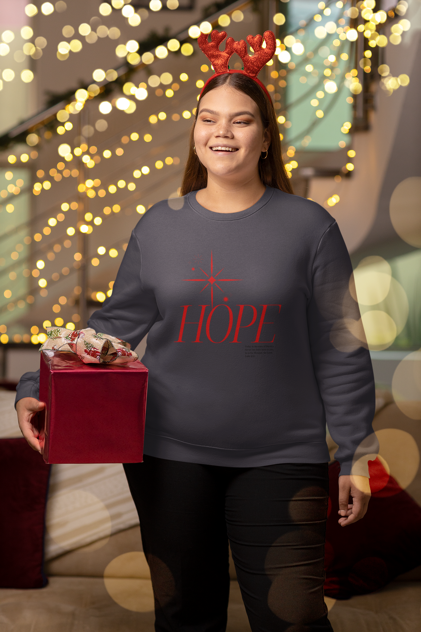 Hope Christmas Hoodie - Women's
