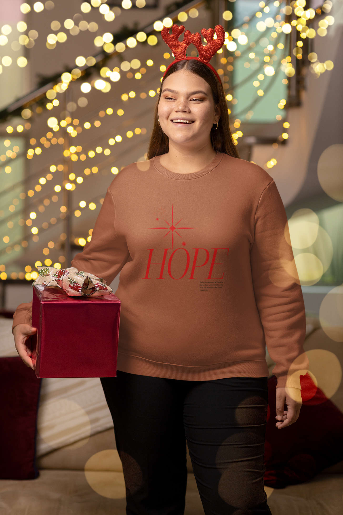 Hope Christmas Hoodie - Women's