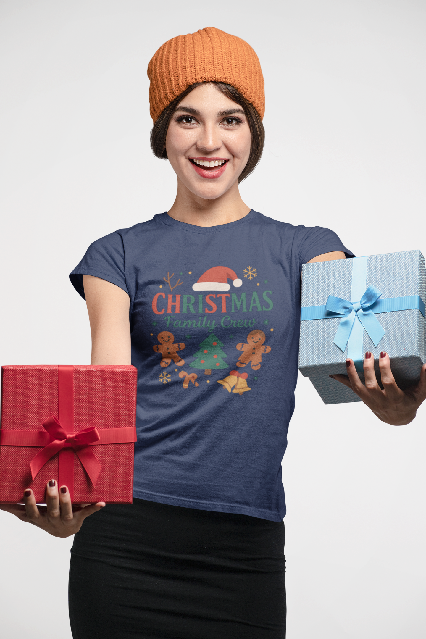Christmas Family Crew Tee - Women's