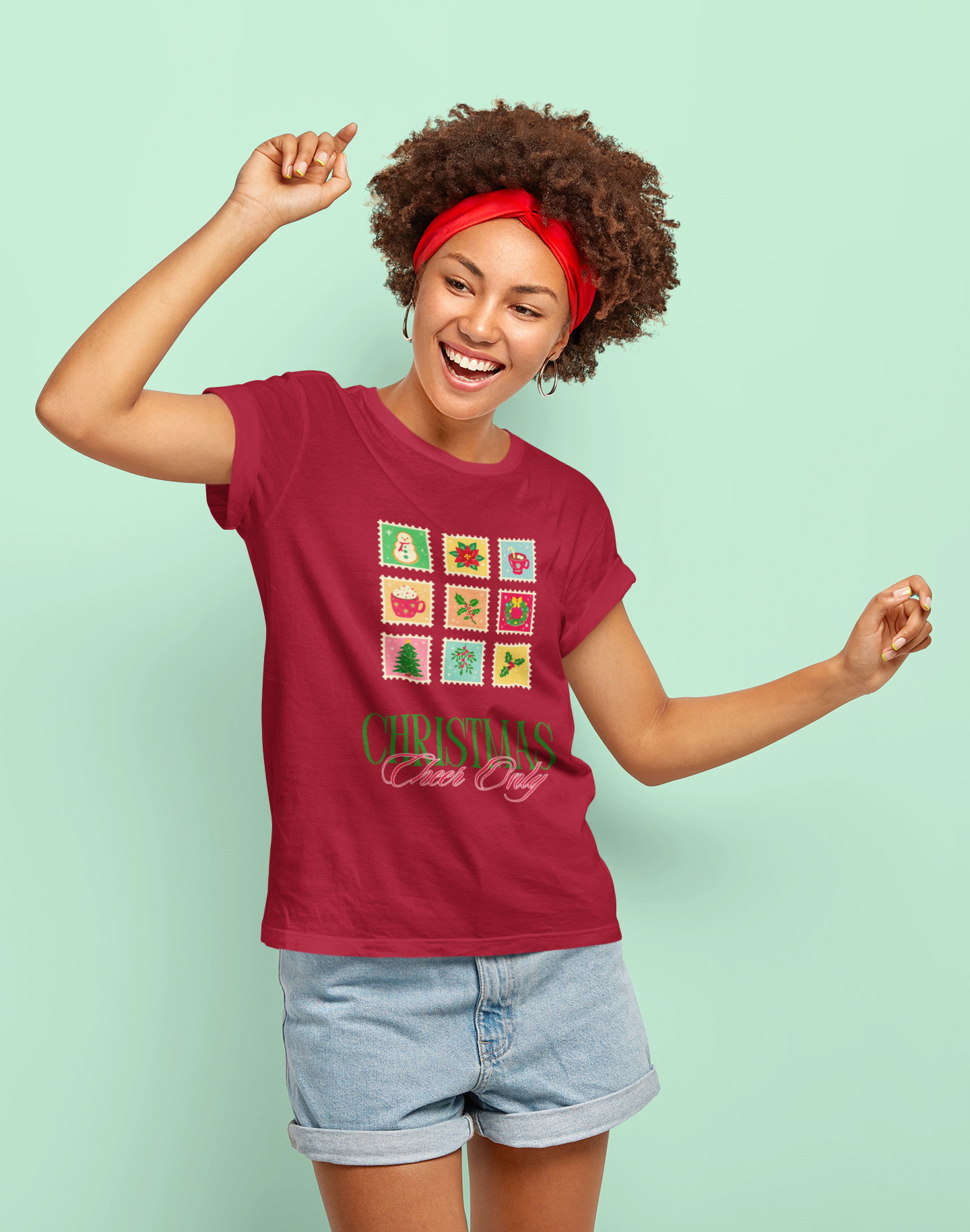 Christmas Cheer Only Tee - Women's