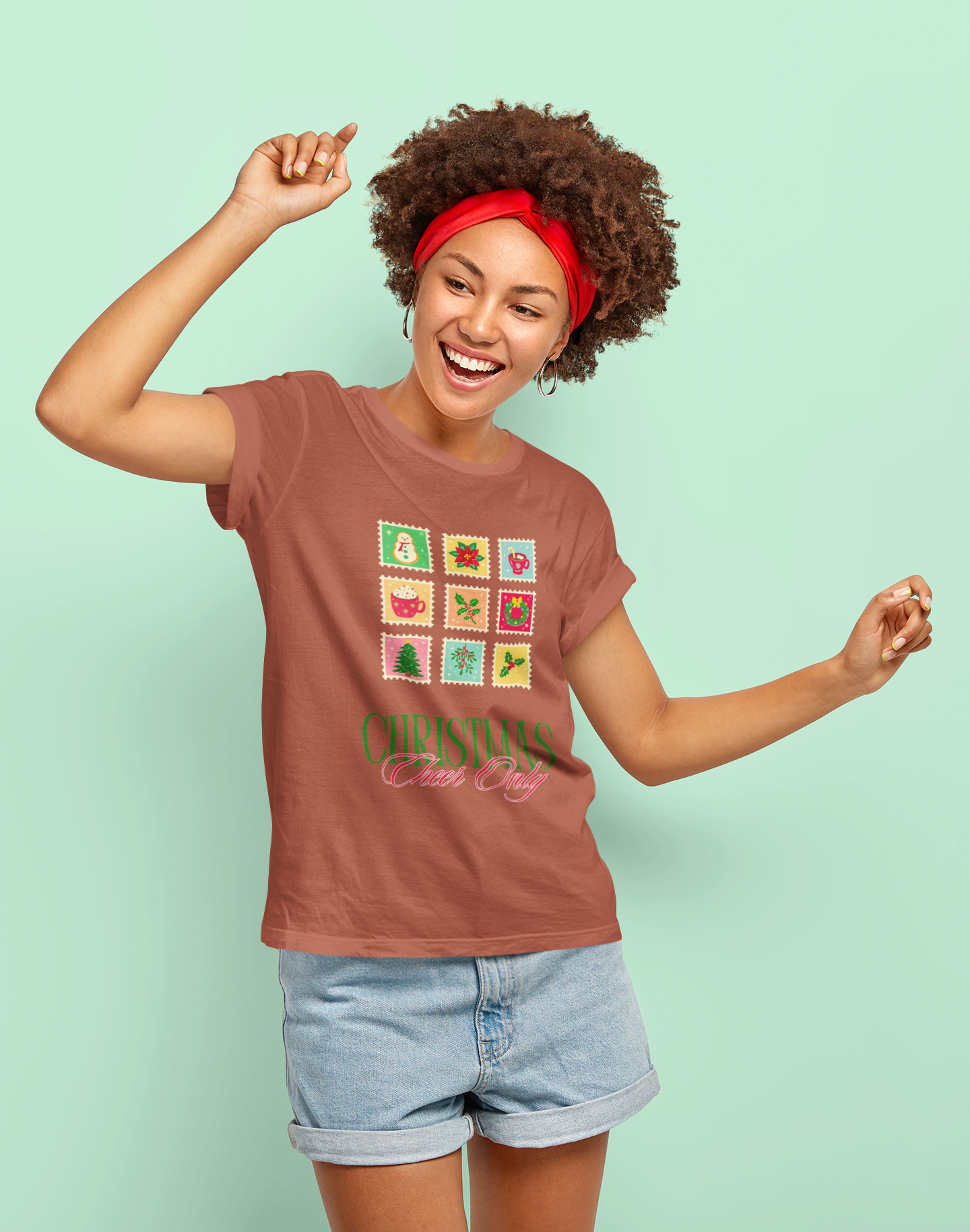 Christmas Cheer Only Tee - Women's