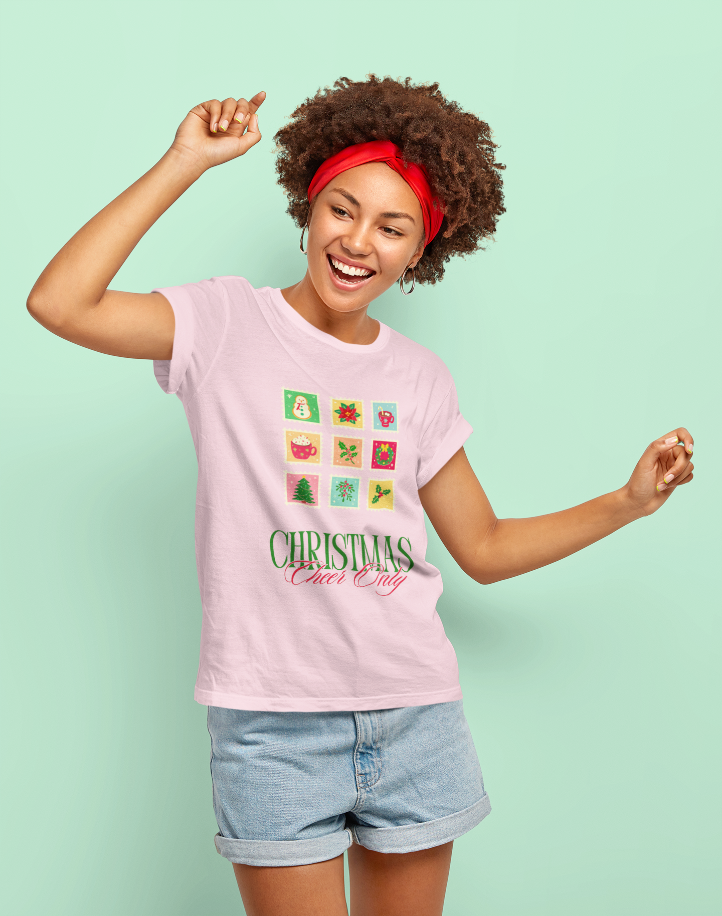 Christmas Cheer Only Tee - Women's