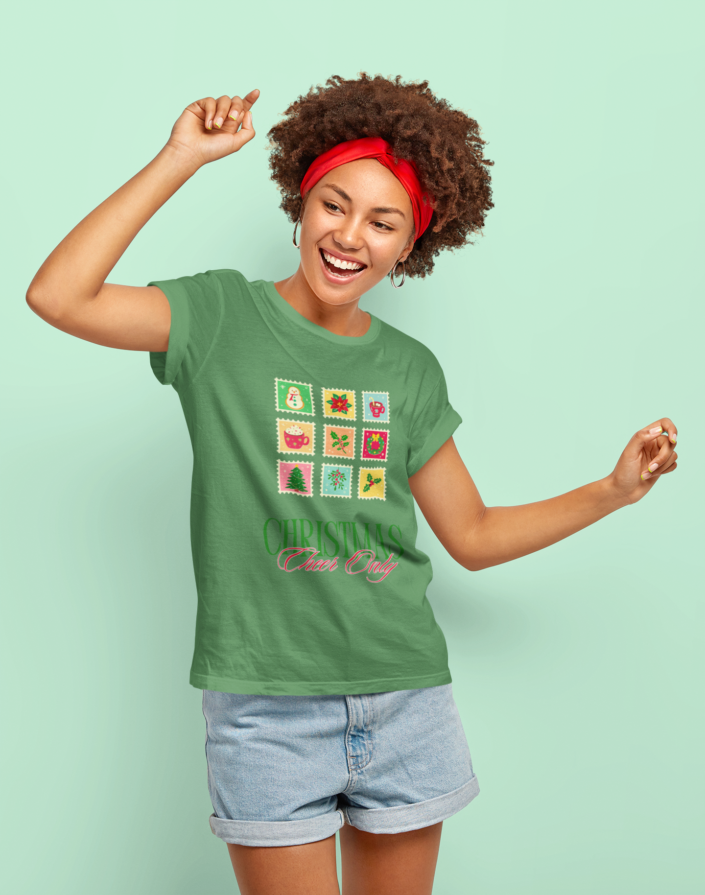 Christmas Cheer Only Tee - Women's
