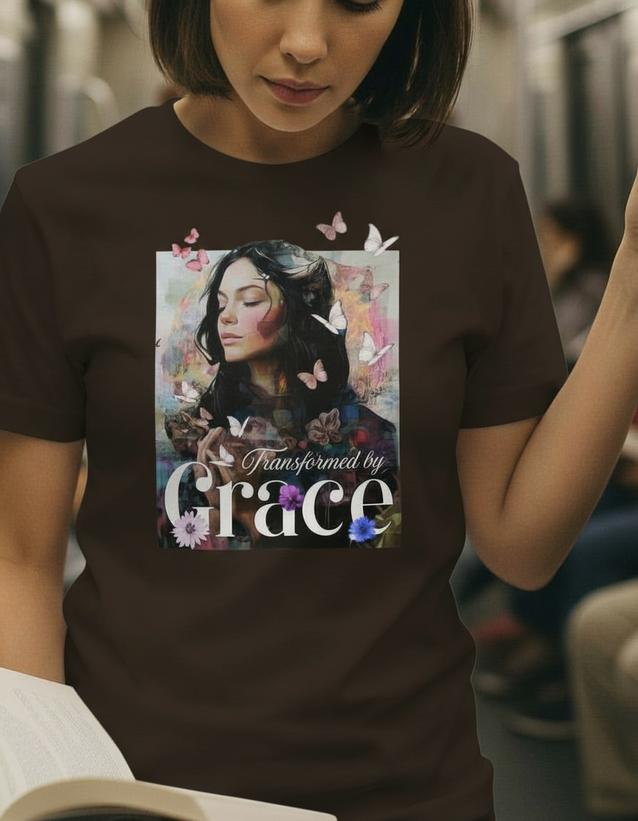 Transformed by Grace T-shirt Woman