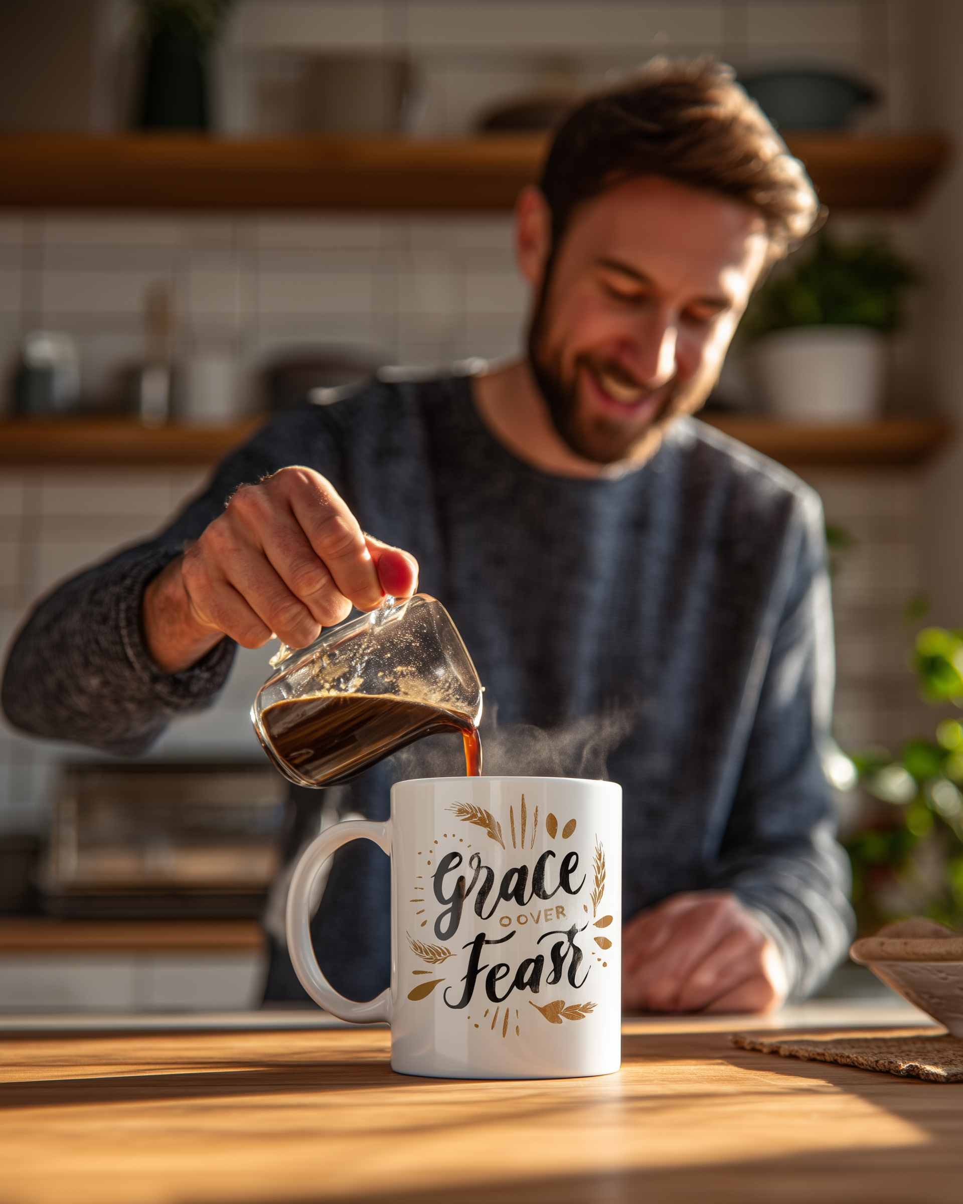 Grace Over Feast Mug