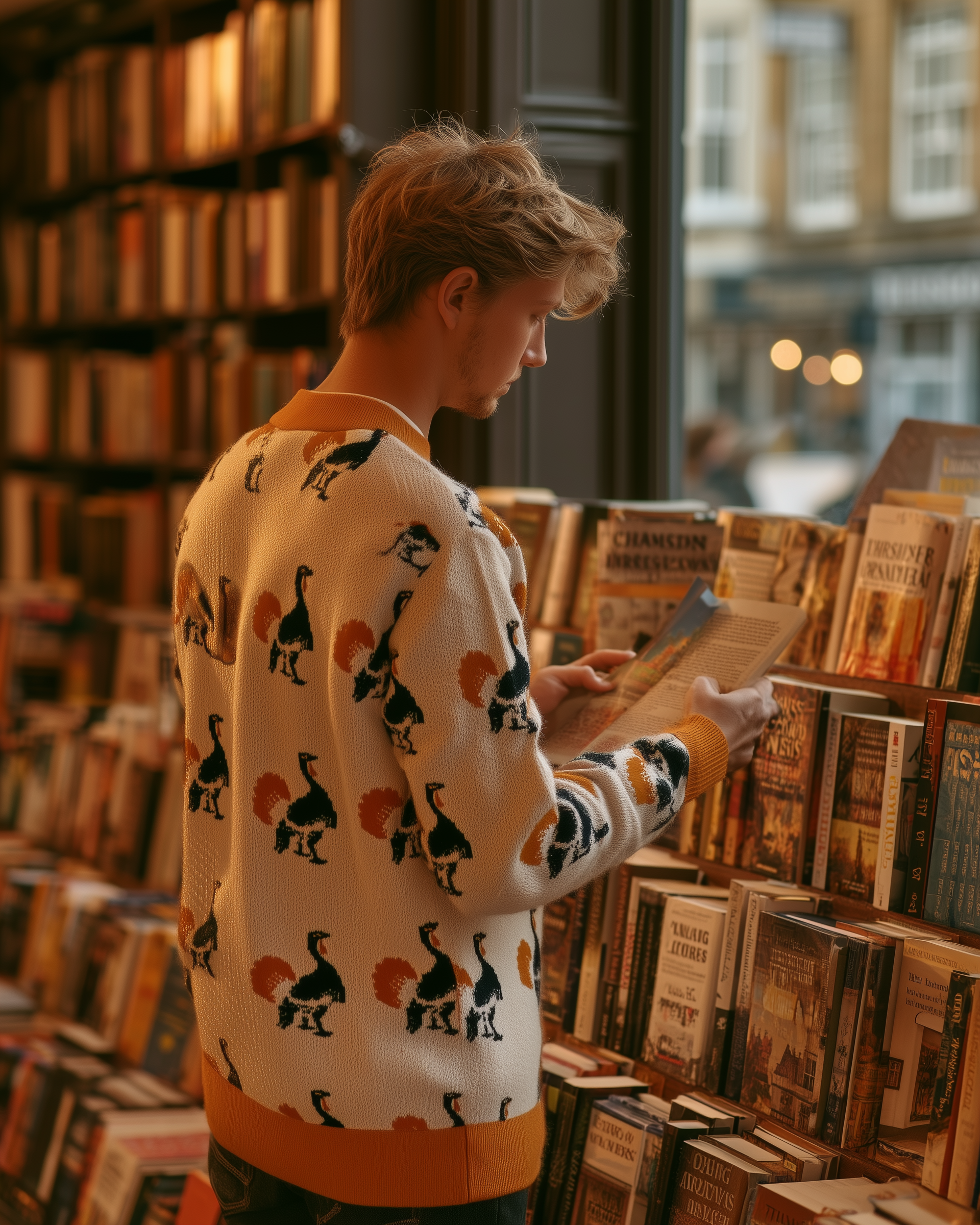 Allover Turkey Sweater - Men's