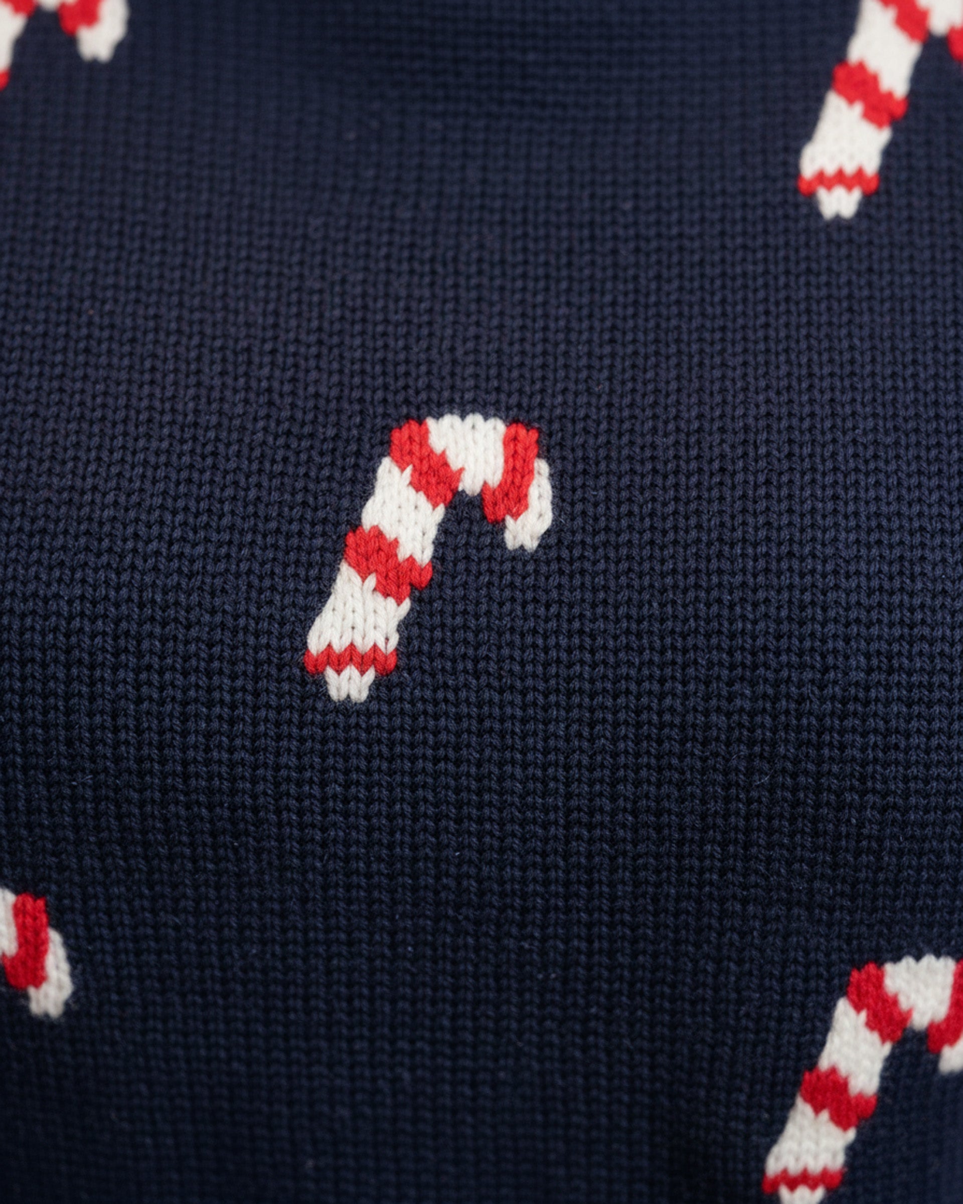 Allover Peppermint Christmas Sweater - Women's