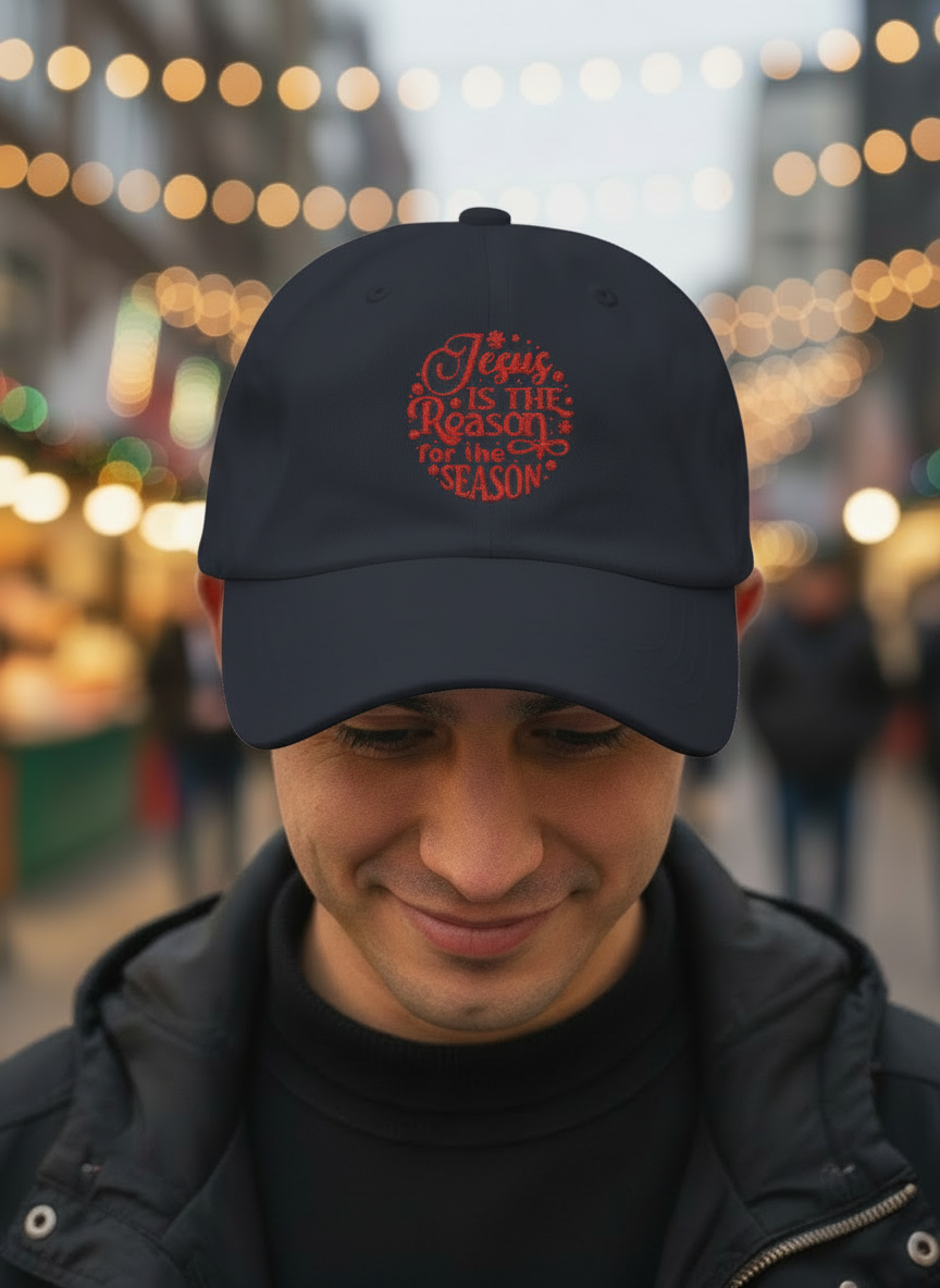 Jesus Is The Reason Christian Holiday Cap  - Men's