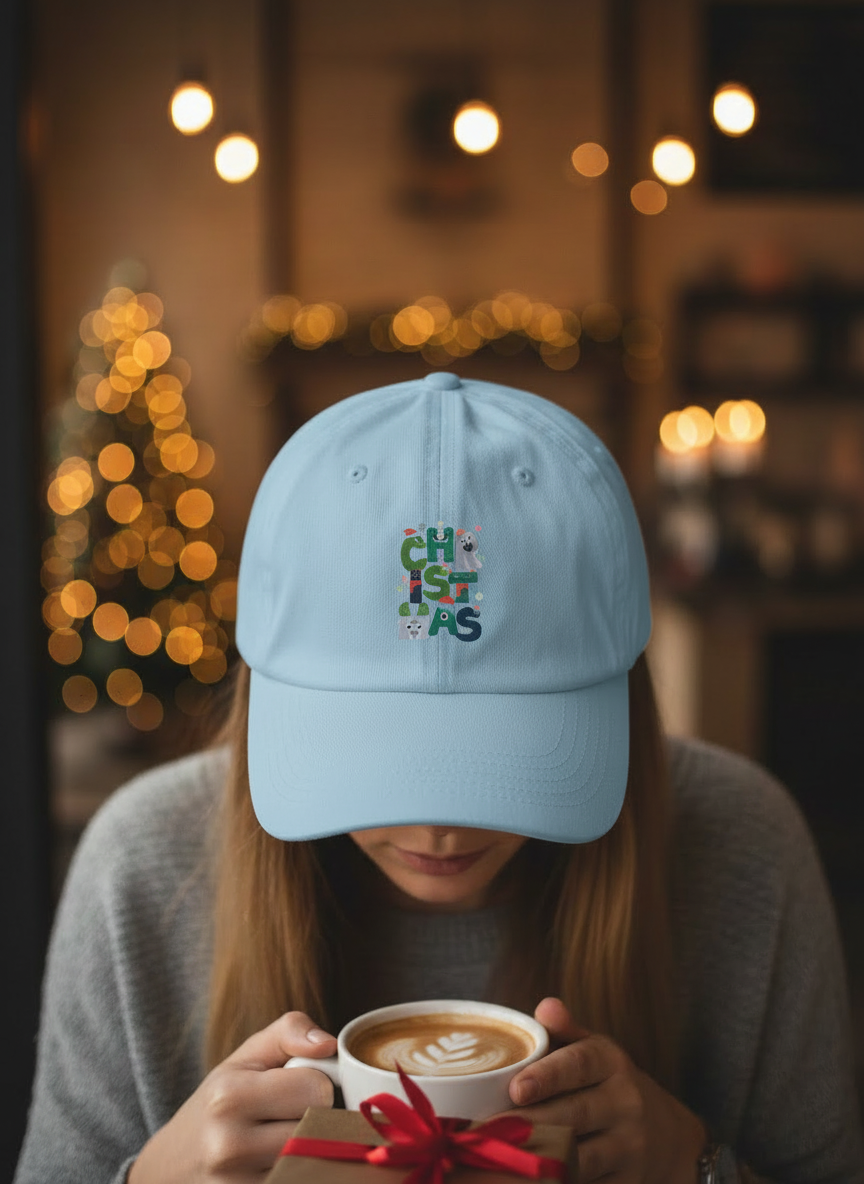 Ugly Sweater Pattern Christmas Cap - Women's