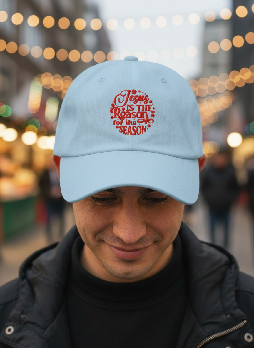 Jesus Is The Reason Christian Holiday Cap  - Men's