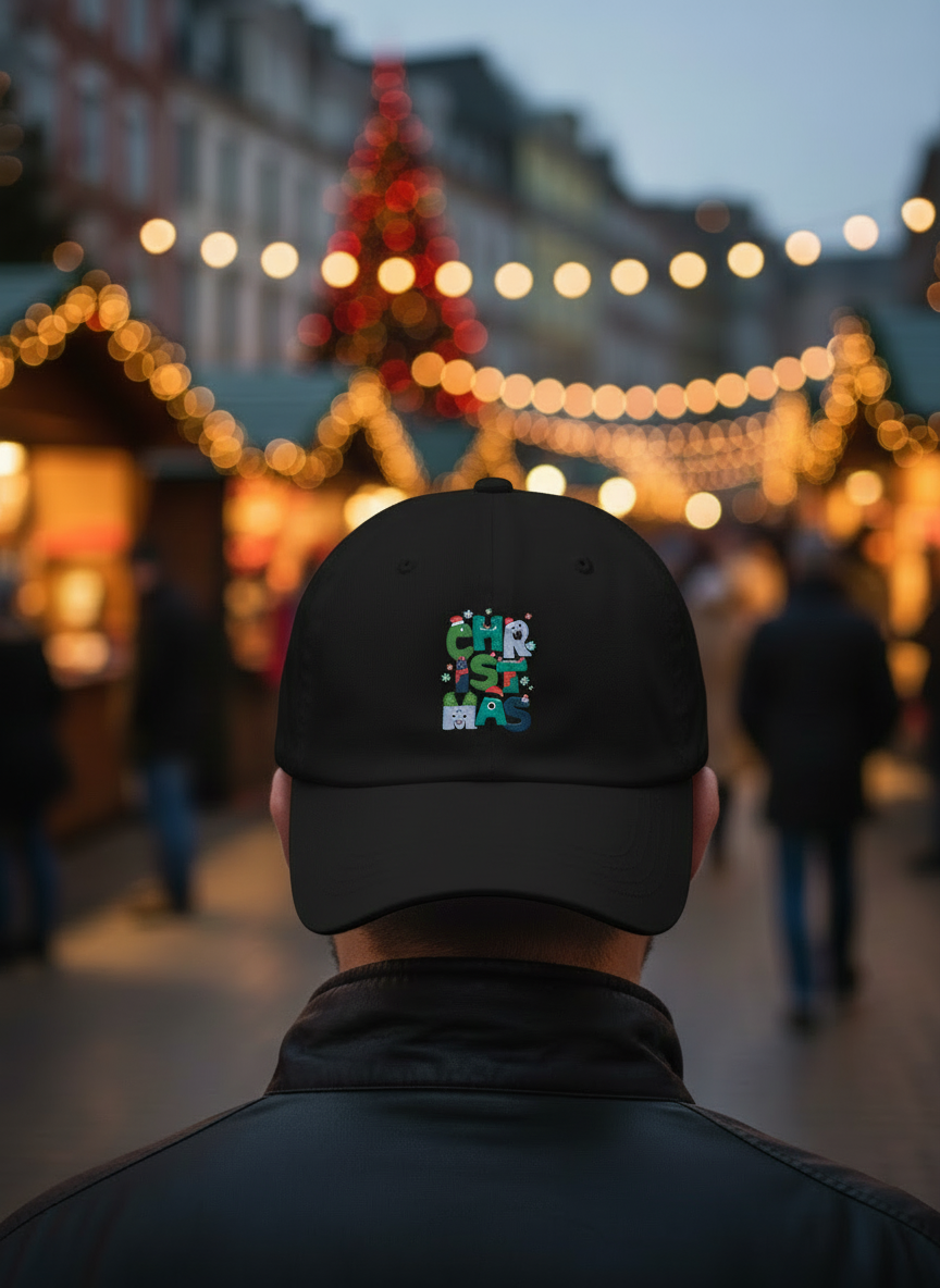 Ugly Sweater Pattern Christmas Cap - Men's