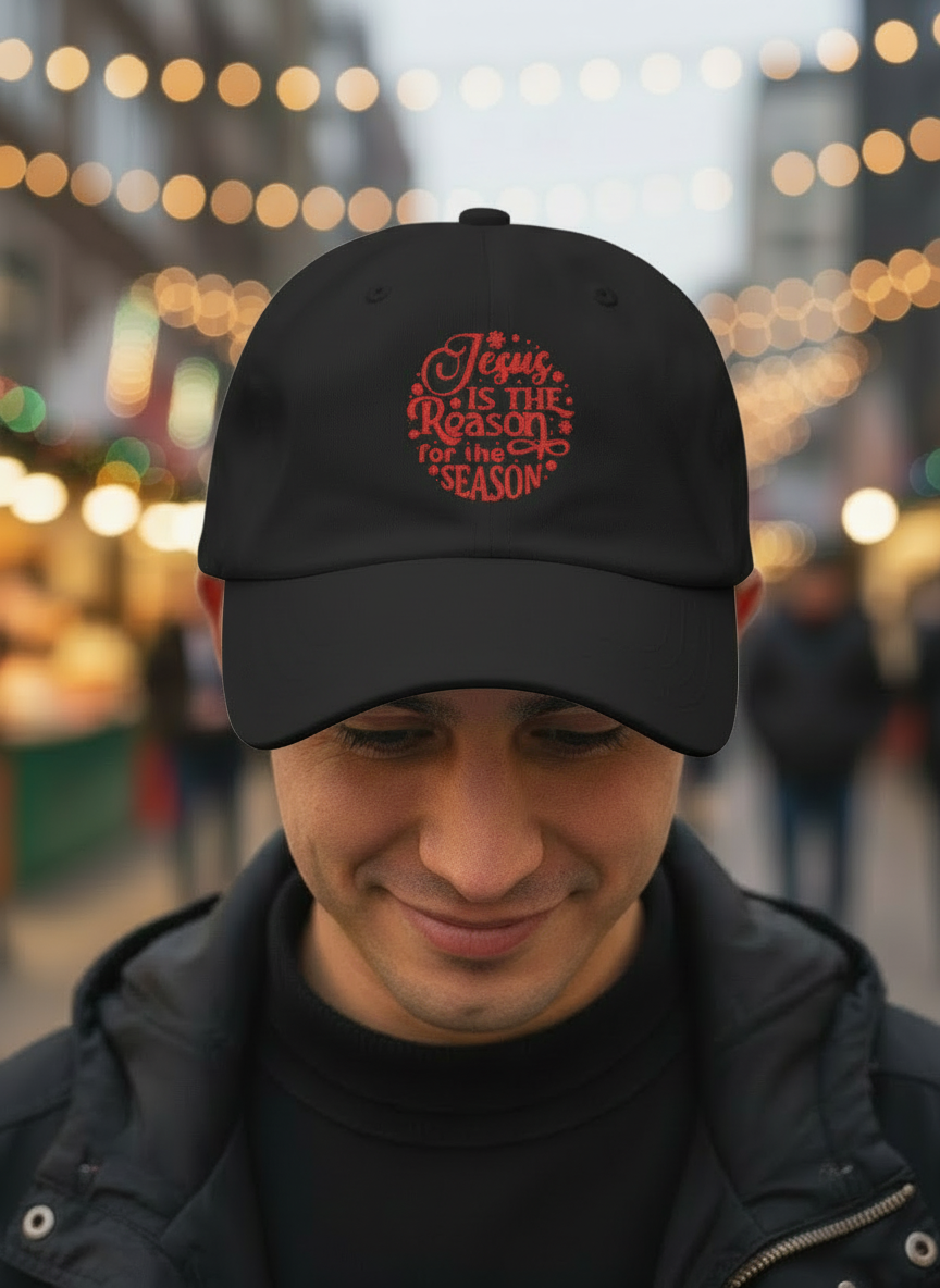 Jesus Is The Reason Christian Holiday Cap  - Men's