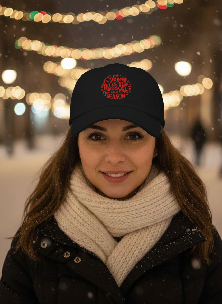 Jesus Is The Reason Christian Holiday Cap - Women's