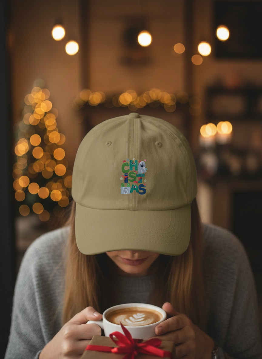 Ugly Sweater Pattern Christmas Cap - Women's