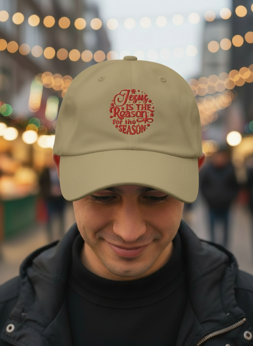 Jesus Is The Reason Christian Holiday Cap  - Men's