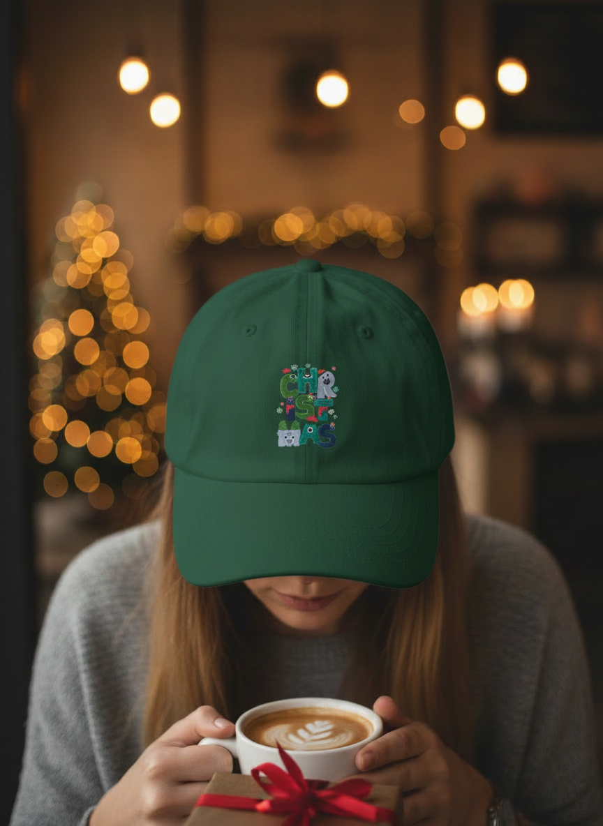 Ugly Sweater Pattern Christmas Cap - Women's