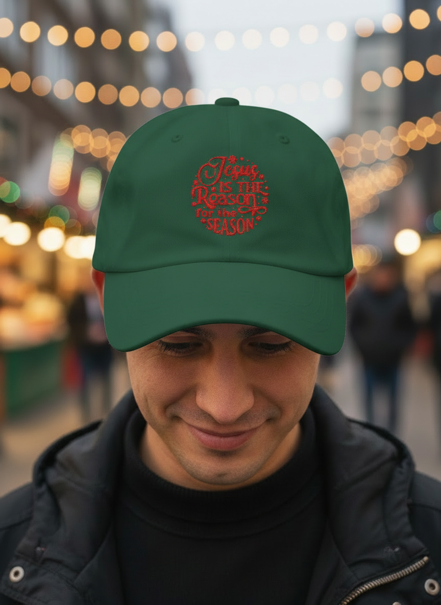 Jesus Is The Reason Christian Holiday Cap  - Men's