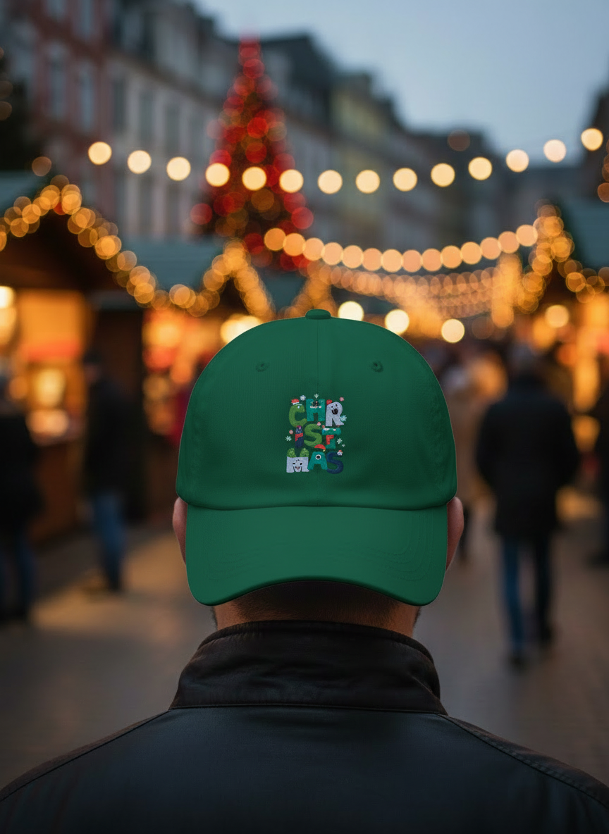 Ugly Sweater Pattern Christmas Cap - Men's
