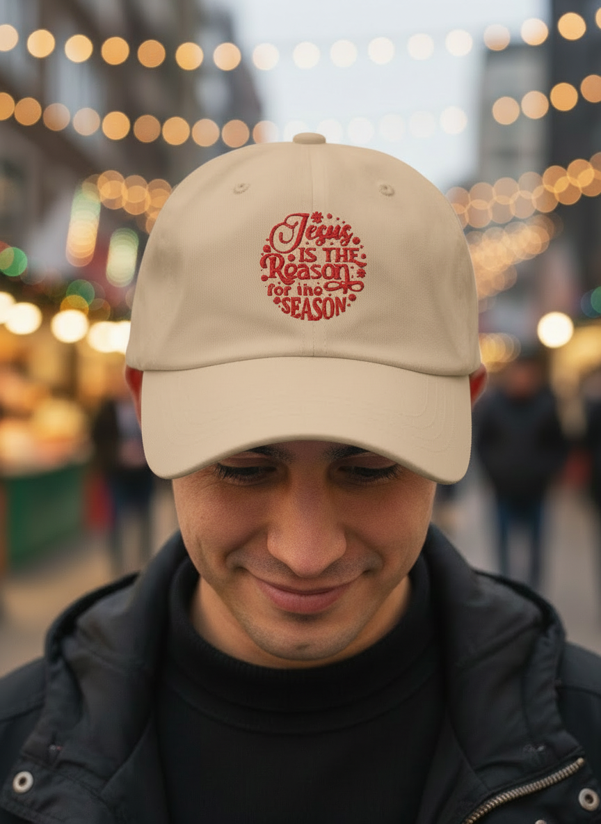 Jesus Is The Reason Christian Holiday Cap  - Men's