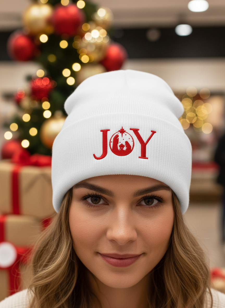 JOY Christmas Beanie - Women's