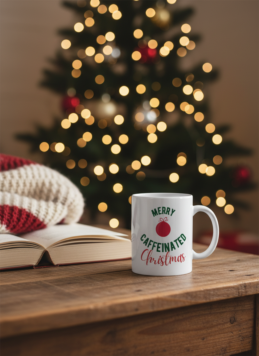 Caffeinated Christmas Coffee Mug