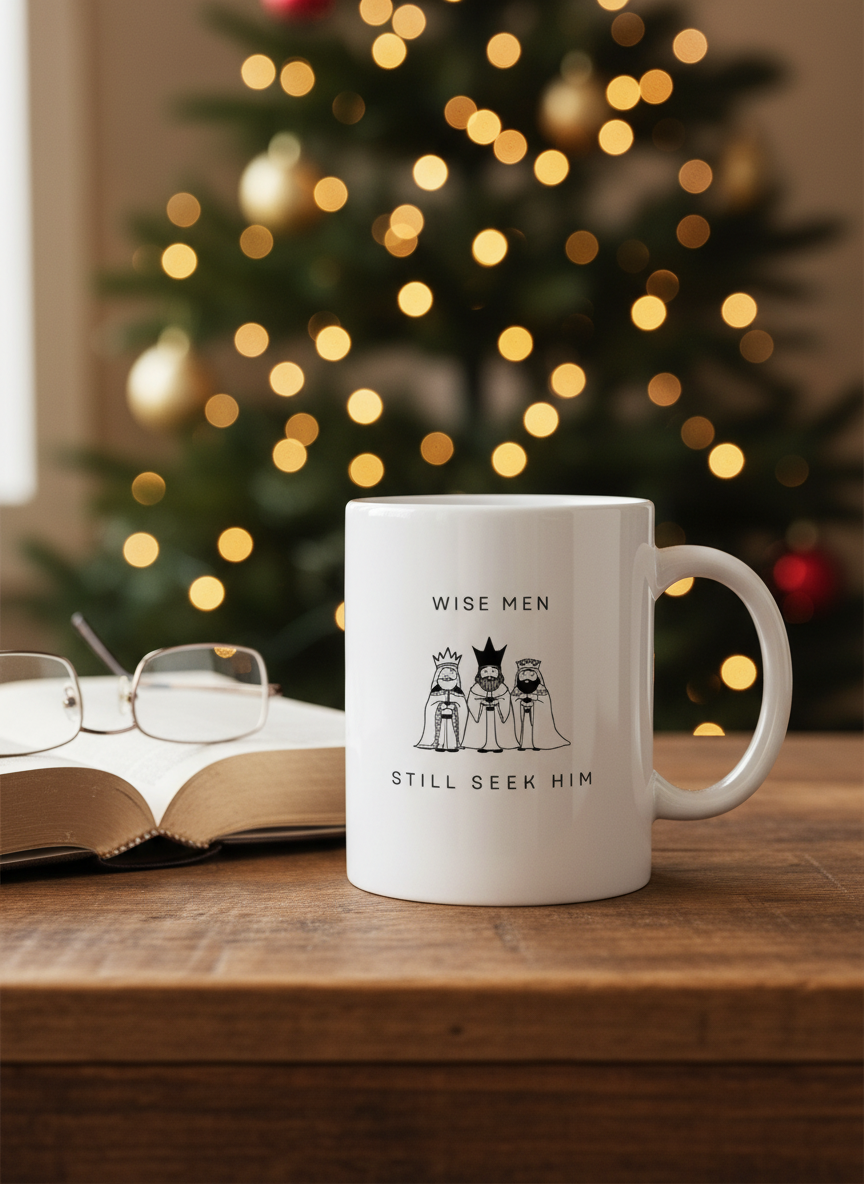 Wise Men Seek Him Christmas Mug